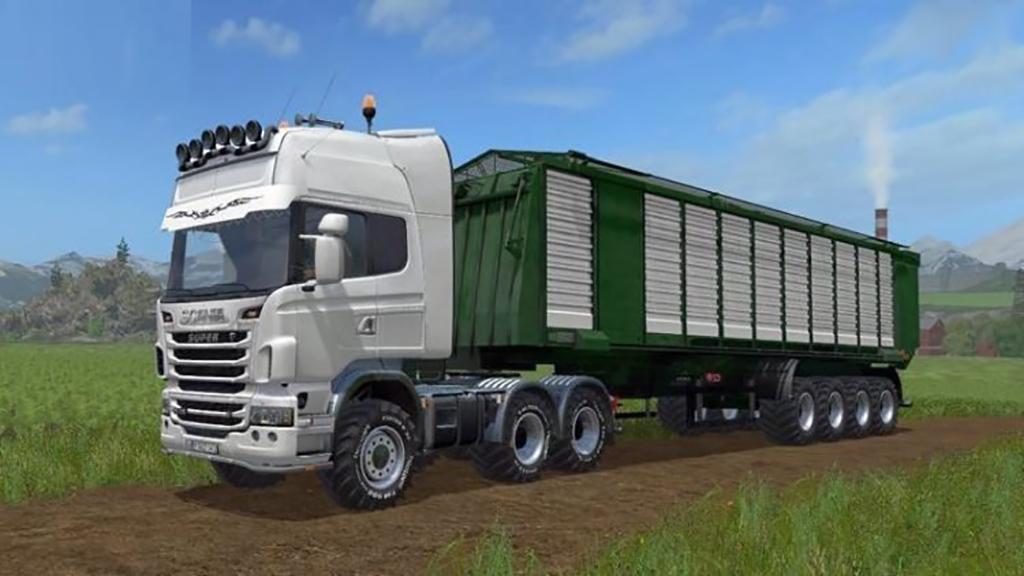 Kinematic scheme of a truck with multiple trailers. | download.