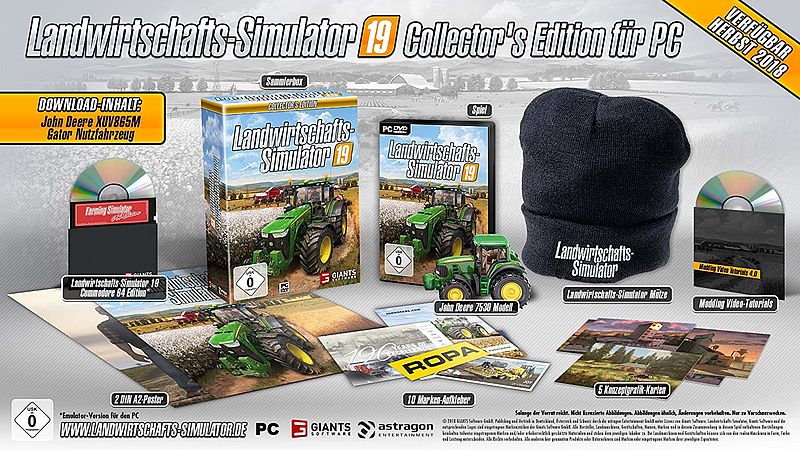 Farming Simulator 19 Collector S Edition Revealed Content Order