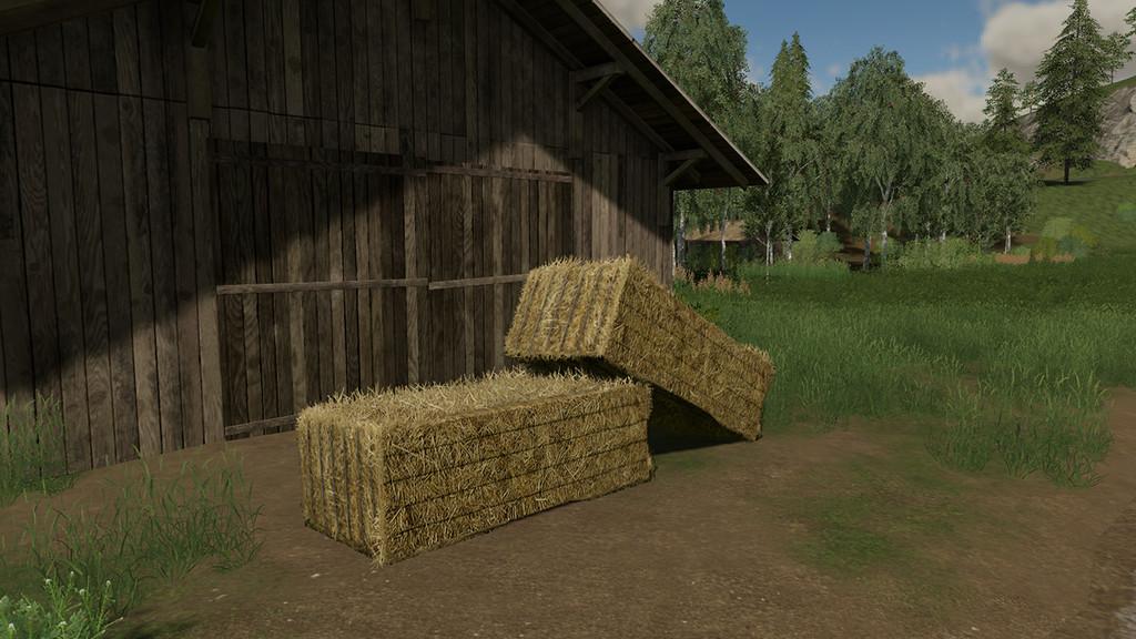 STRAW BALE PREFAB V1.0 FS19 Farming Simulator 19 Mod FS19 mod