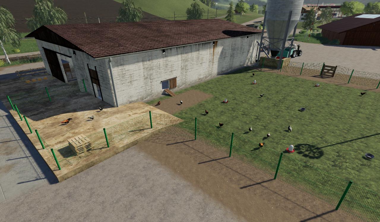 Chicken coop v2.0 FS19 FS22 Mod Download