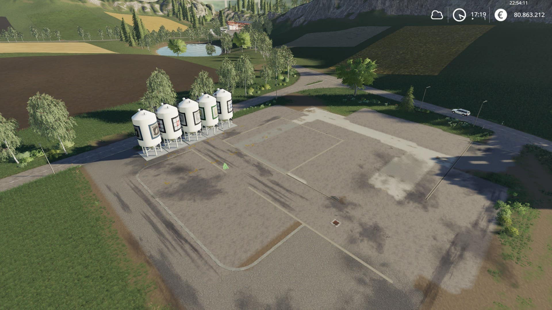 Placeable silos All in One V1.0 FS19 FS22 Mod Download