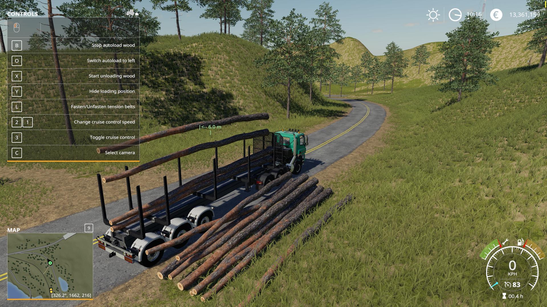 Timber Runner Wide Autoload Wood v1.0 FS19 | Farming Simulator 19 Mod | FS19 mod