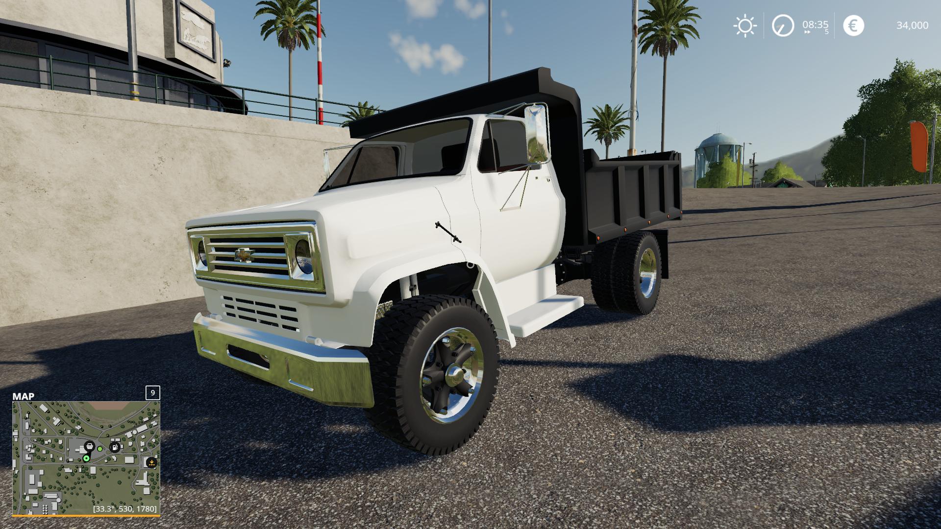 Chevy C70 Dump Truck v1.0 FS19 Farming Simulator 19 Mod FS19 mod.