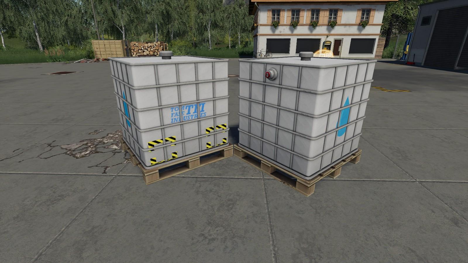 IBC Water 1000L v1.0.0.0 FS19 Farming Simulator 19 Mod FS19 mod