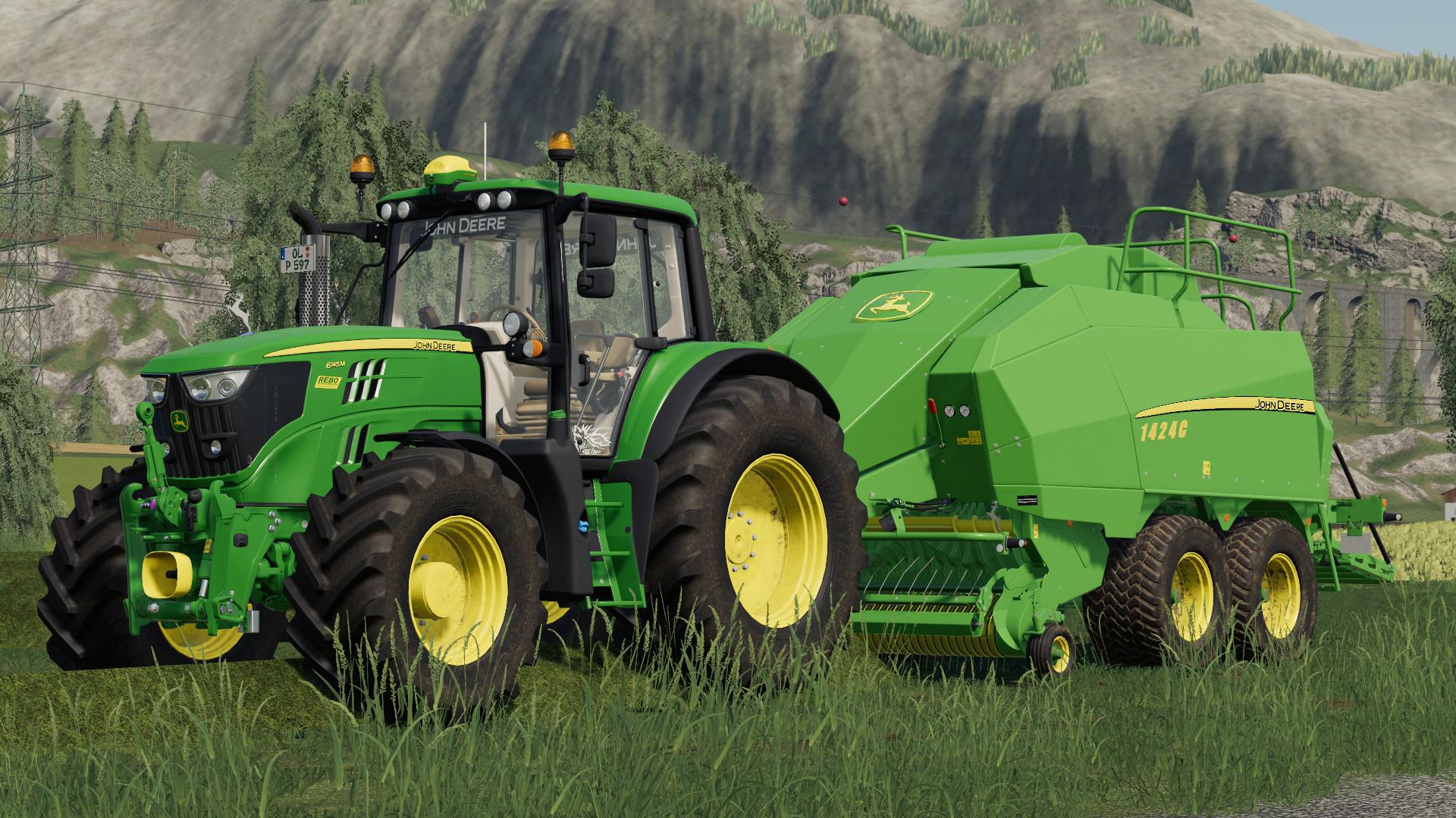 John Deere 1424C v1.0 FS19 - Farming Simulator 19 Mod ...