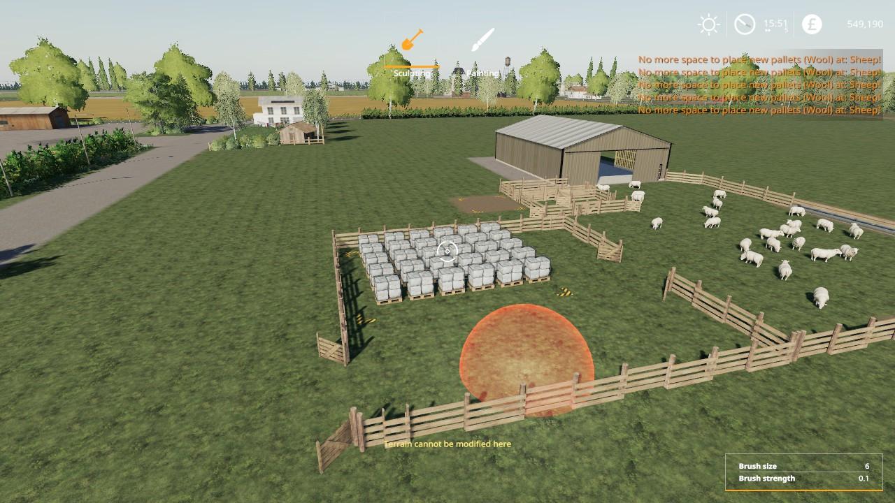 Placeable Sheep Fold v1.0 FS19 FS22 Mod Download