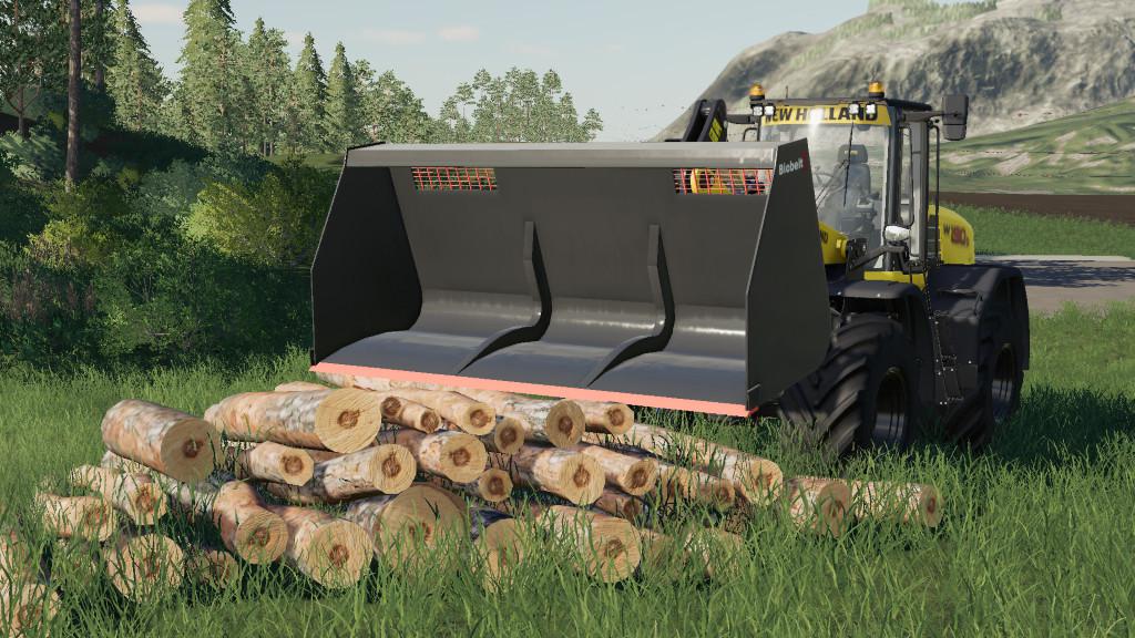 Fs19 Big Wheel Loader Bucket Demontaras
