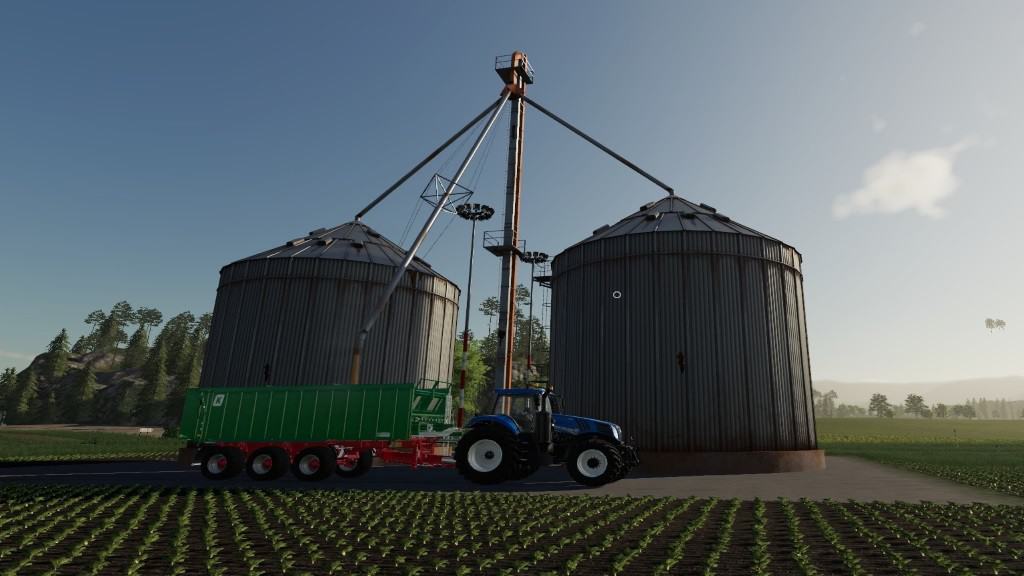 Placeable Farm Silo FS19 FS22 Mod Download
