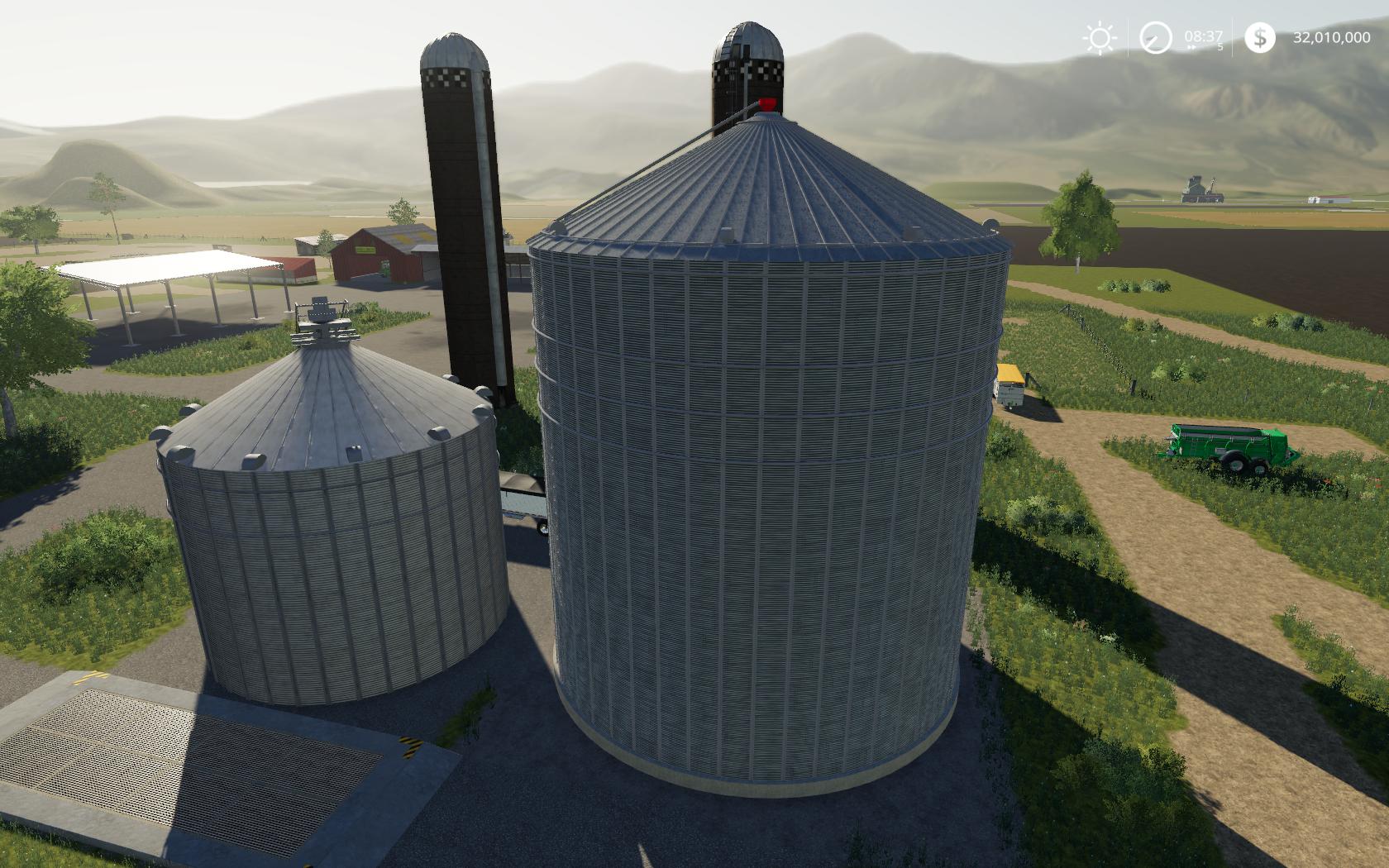Placeable large grain bin extension v1.0 FS19 Farming Simulator 19