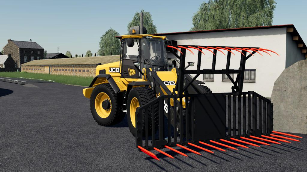 Silage Fork v1.0.0.0 FS19 Farming Simulator 19 Mod FS19 mod