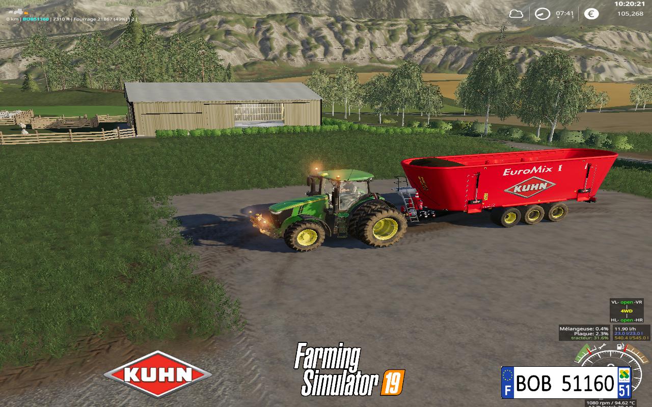 Kuhn Big Mixer Wago v1.0.0.4 FS19 Farming Simulator 19 Mod FS19 mod