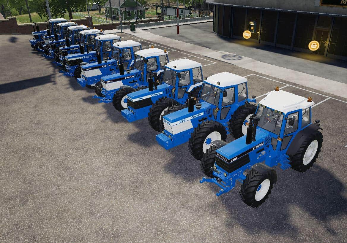 Ford Tractor Pack V10 Fs19 Farming Simulator 19 Mod Fs19 Mod