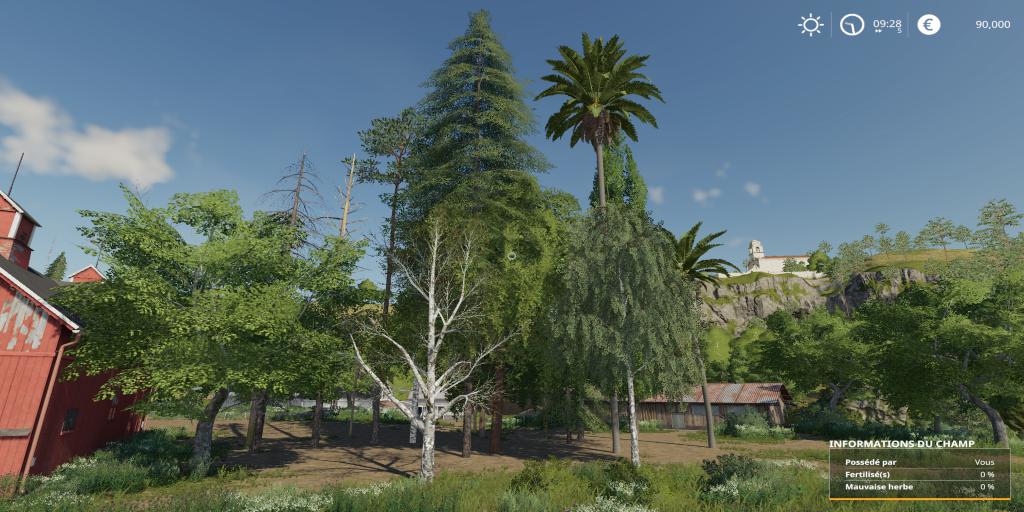 20 Trees Pack v1.0 FS19 Farming Simulator 19 Mod FS19 mod