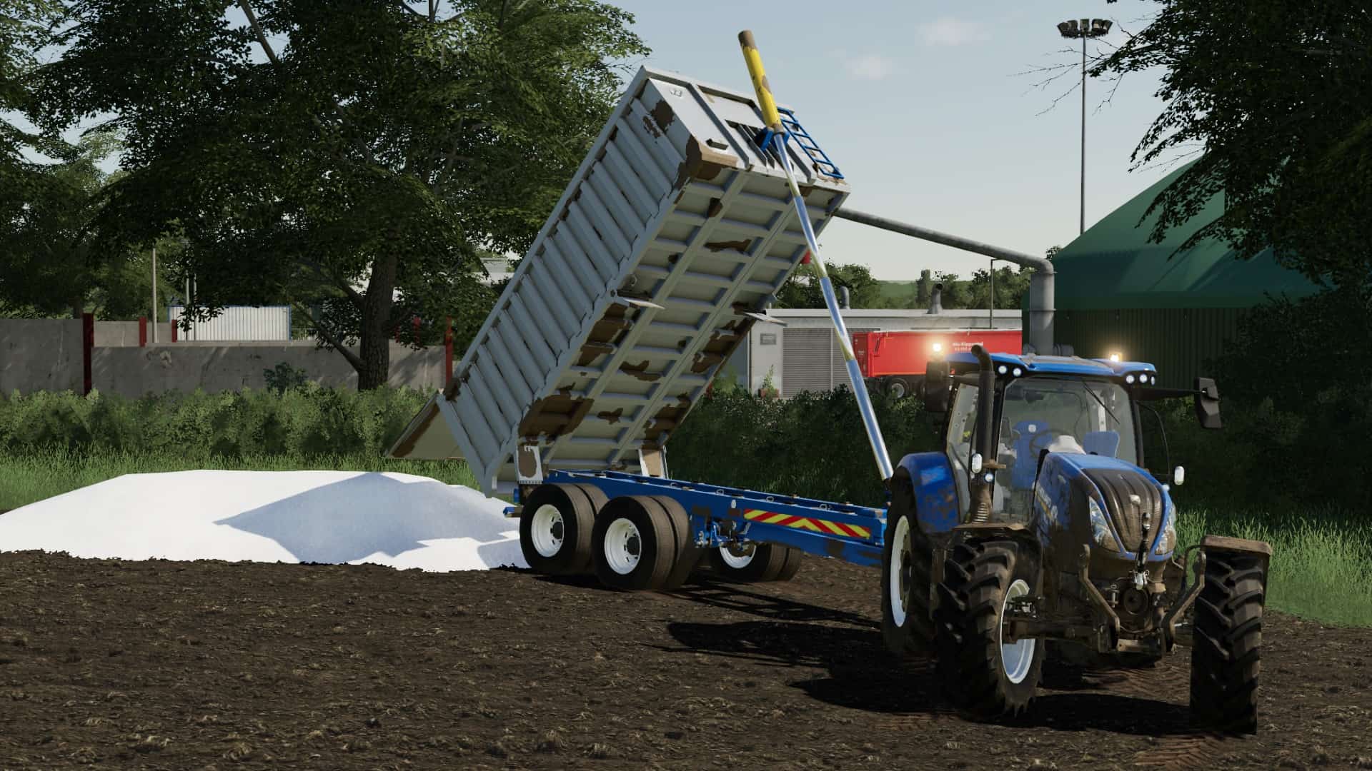 Old Style Grain and Silage Trailer FS19.