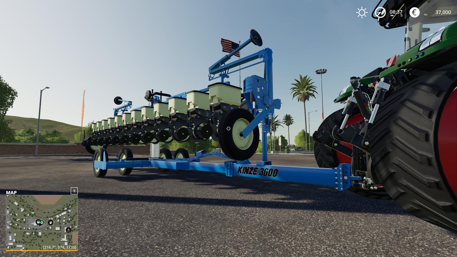 Kinze 3600 12 Row Planter v1.0 FS19 FS22 Mod Download