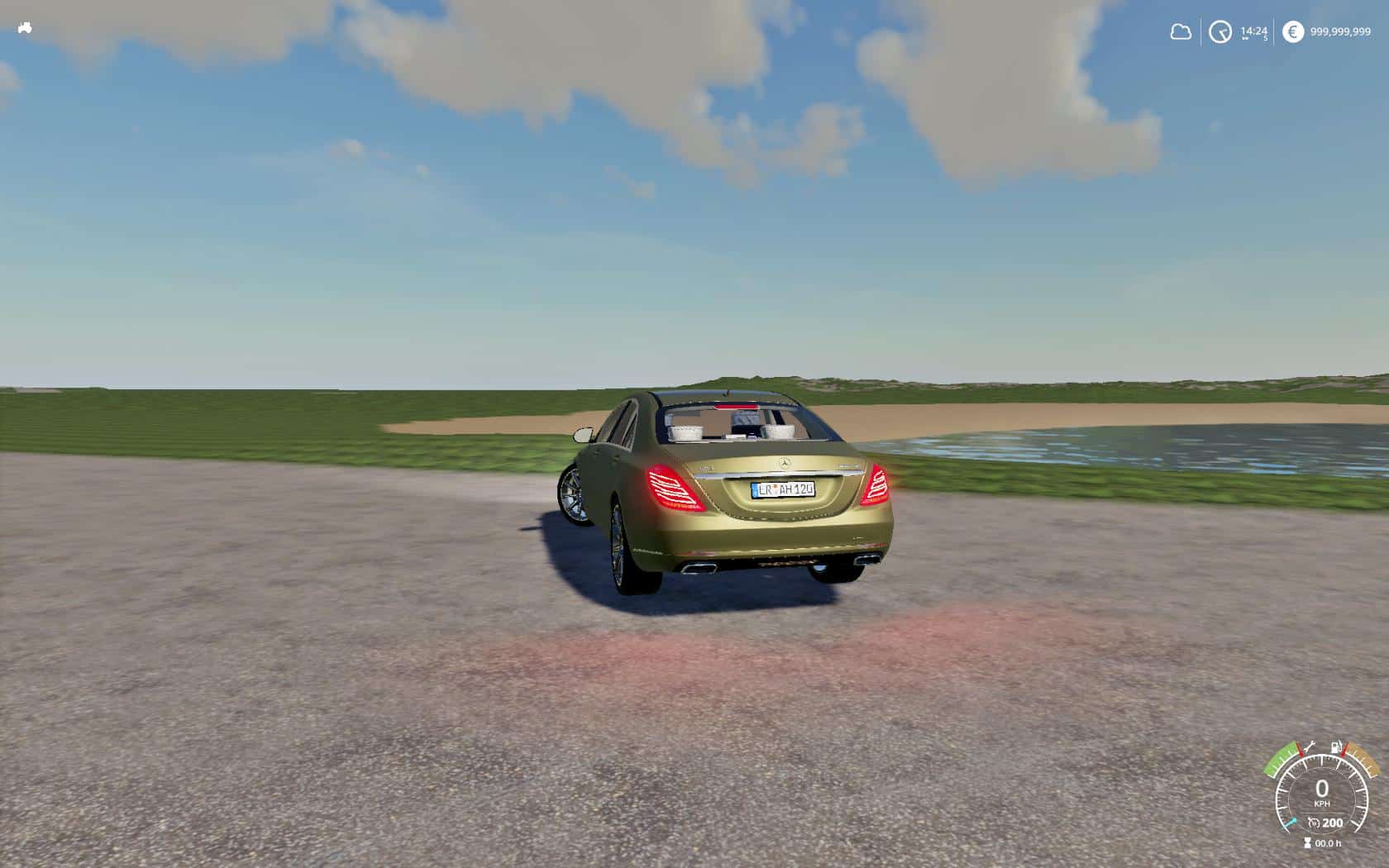 Mercedes S63 V1 0 Fs19 Farming Simulator 19 Mod Fs19 Mod