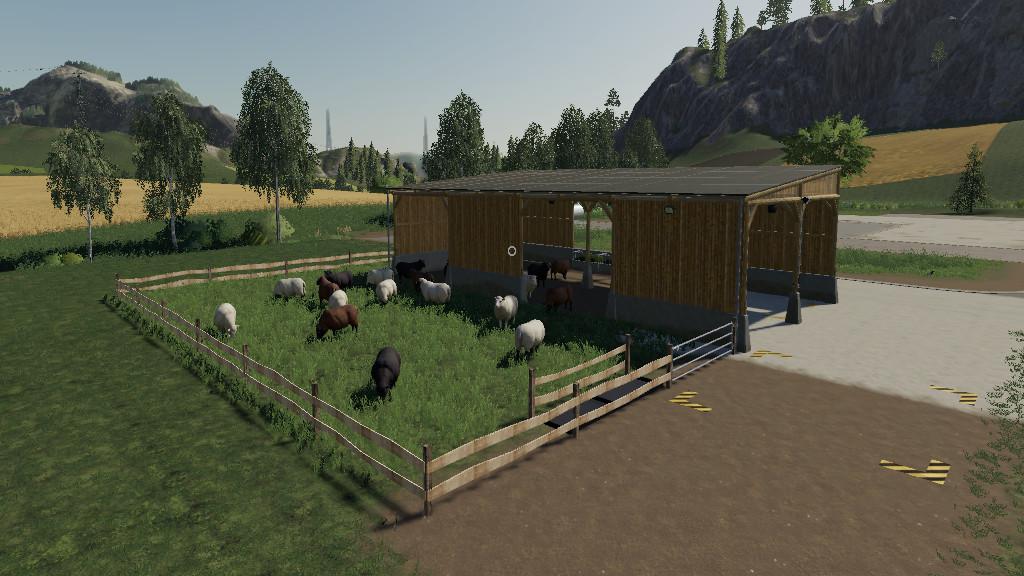 SheepFold v1.1.0.0 FS19 Farming Simulator 19 Mod FS19 mod.