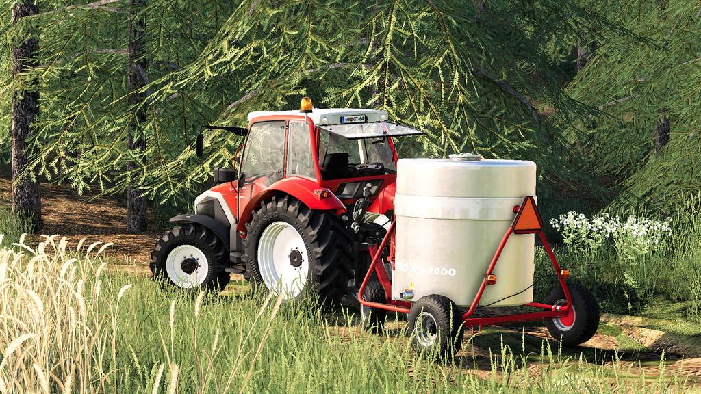 Water/Milk Trailer v1.0.0.0 FS19 Farming Simulator 19 Mod FS19 mod