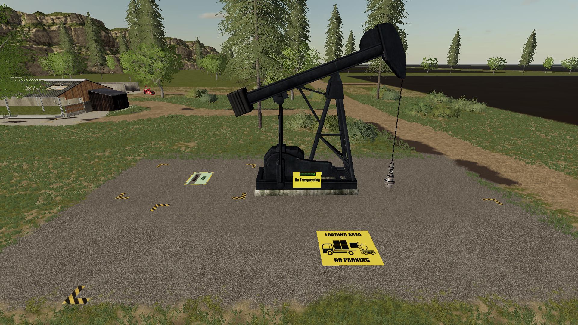 CRUDE OIL PUMP v1.2 FS19 Farming Simulator 19 Mod FS19 mod