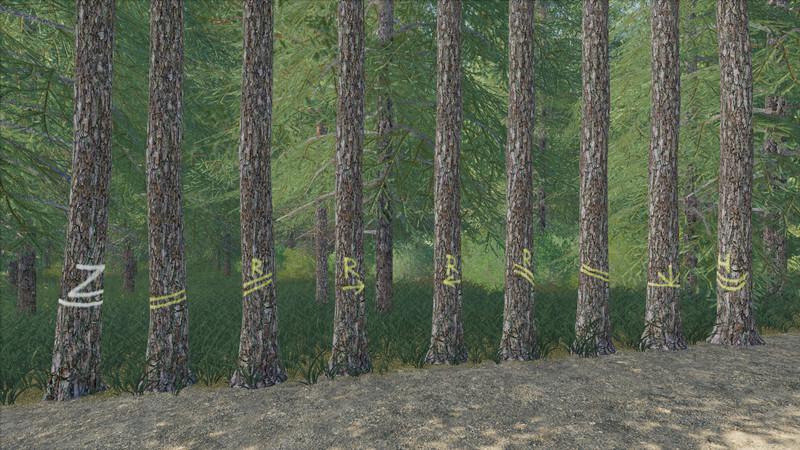 Placeable skidtrail trees v1.0.0.0 FS19 - Farming Simulator 19 Mod