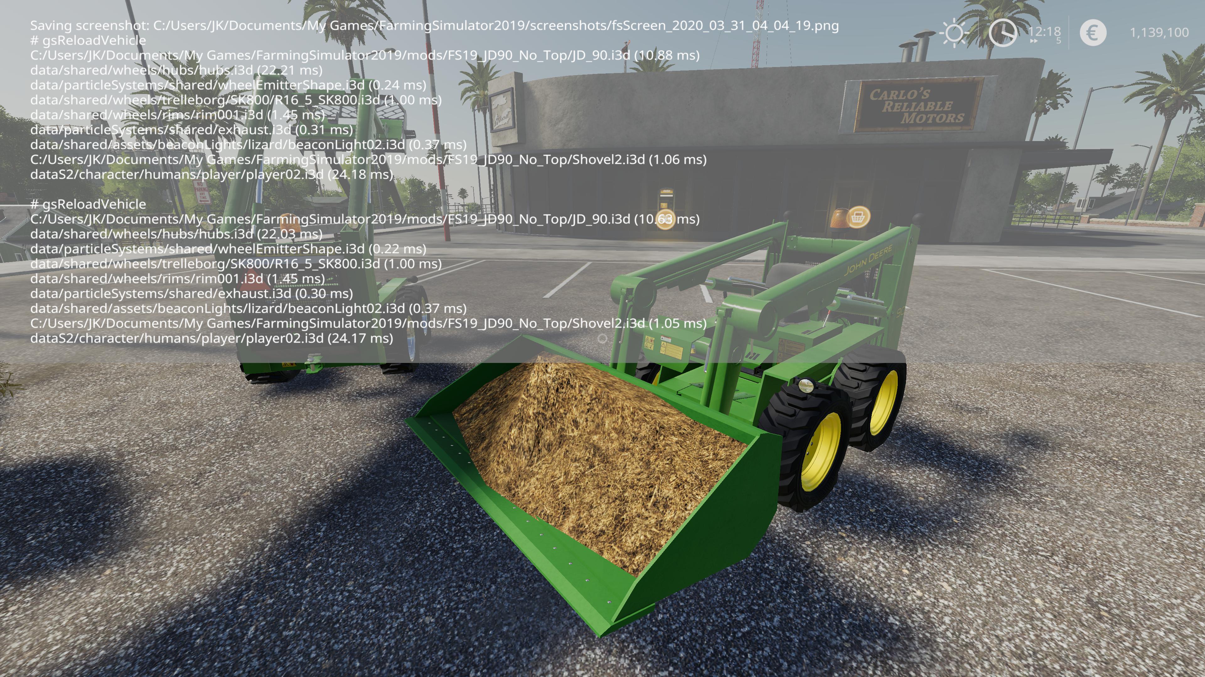 John Deere 90 Skidsteer (No Rollcage) v1.0 FS19 FS22 Mod Download