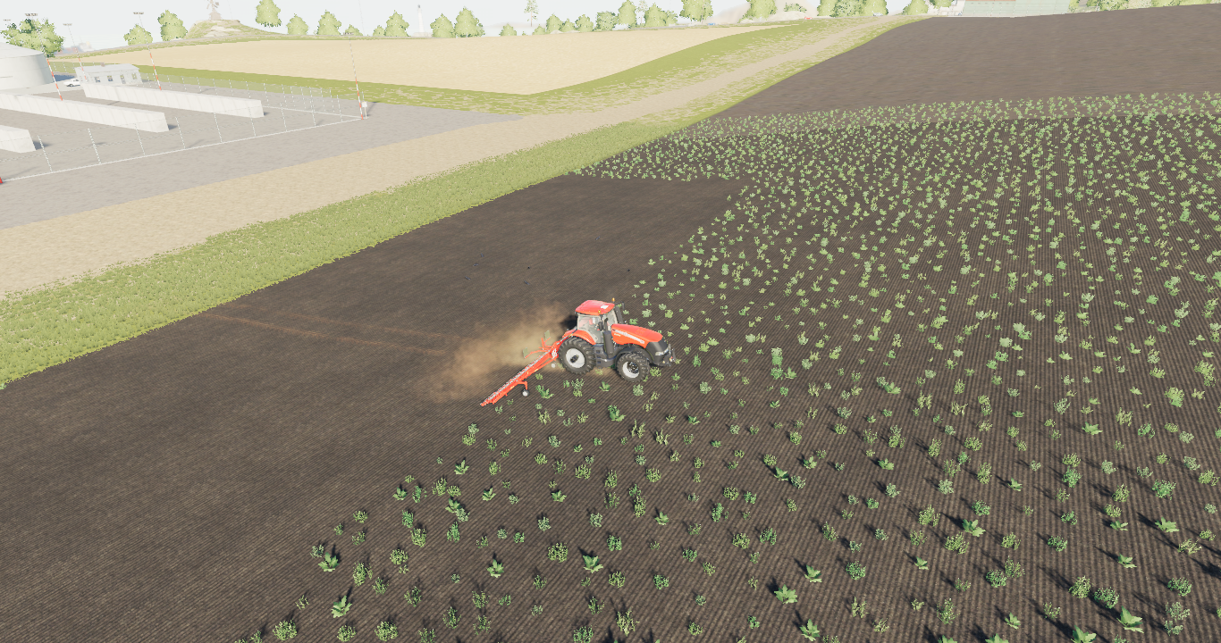 Crazy AerostarRotation Weeder +50m FS19 Farming Simulator 19 Mod