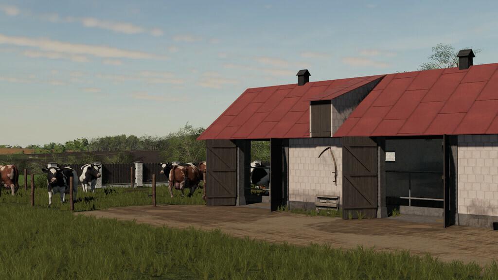 Cows Barn Old V11 Fs19 Farming Simulator 19 Mod Fs19 Mod