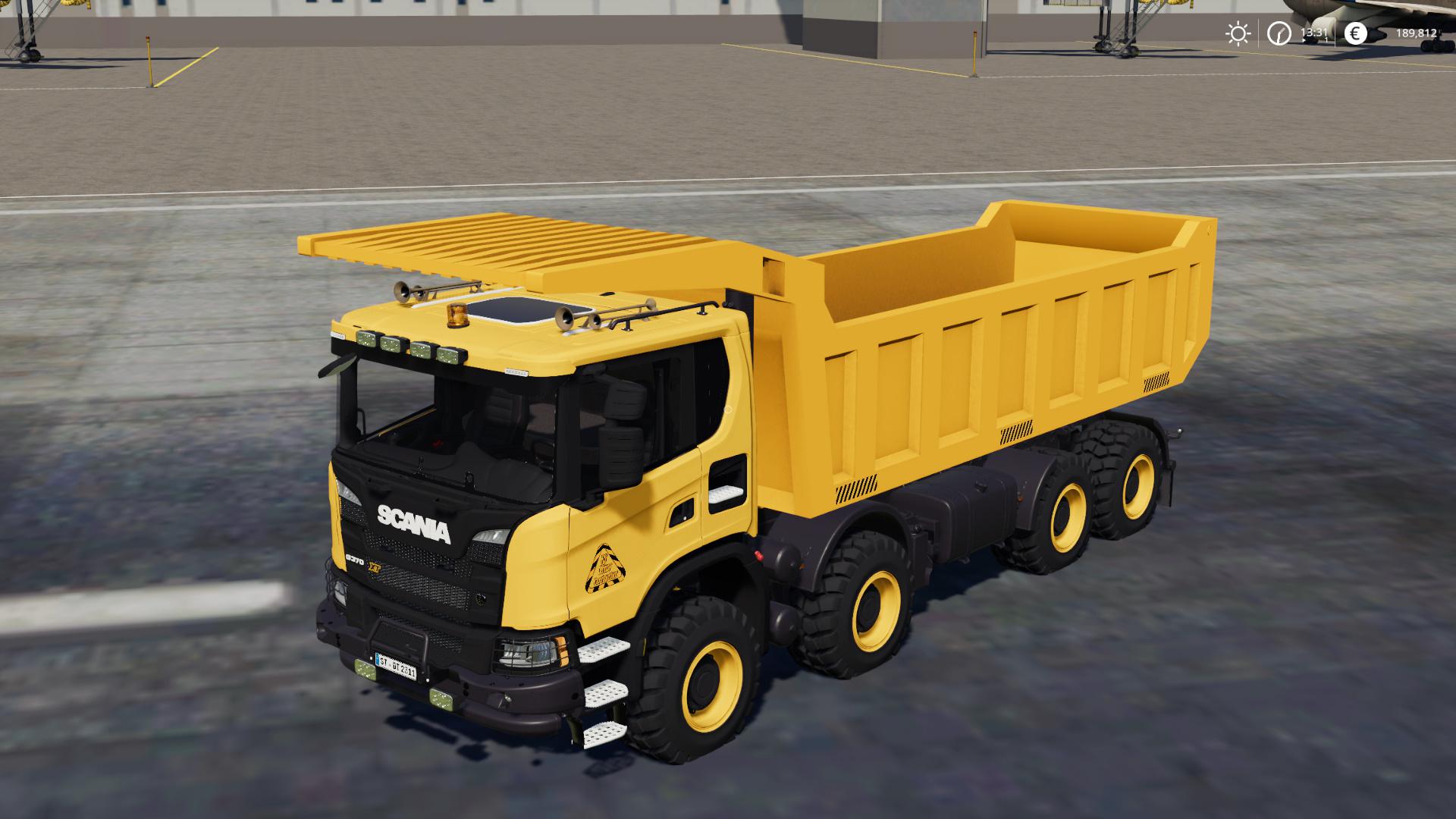 Scania XT 8 × 8 Mining Truck v1.0 FS19.