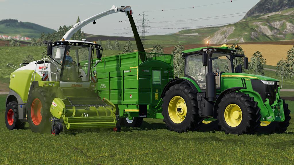 Lizard 22F Silage Trailer V1.0 FS19 FS22 Mod Download