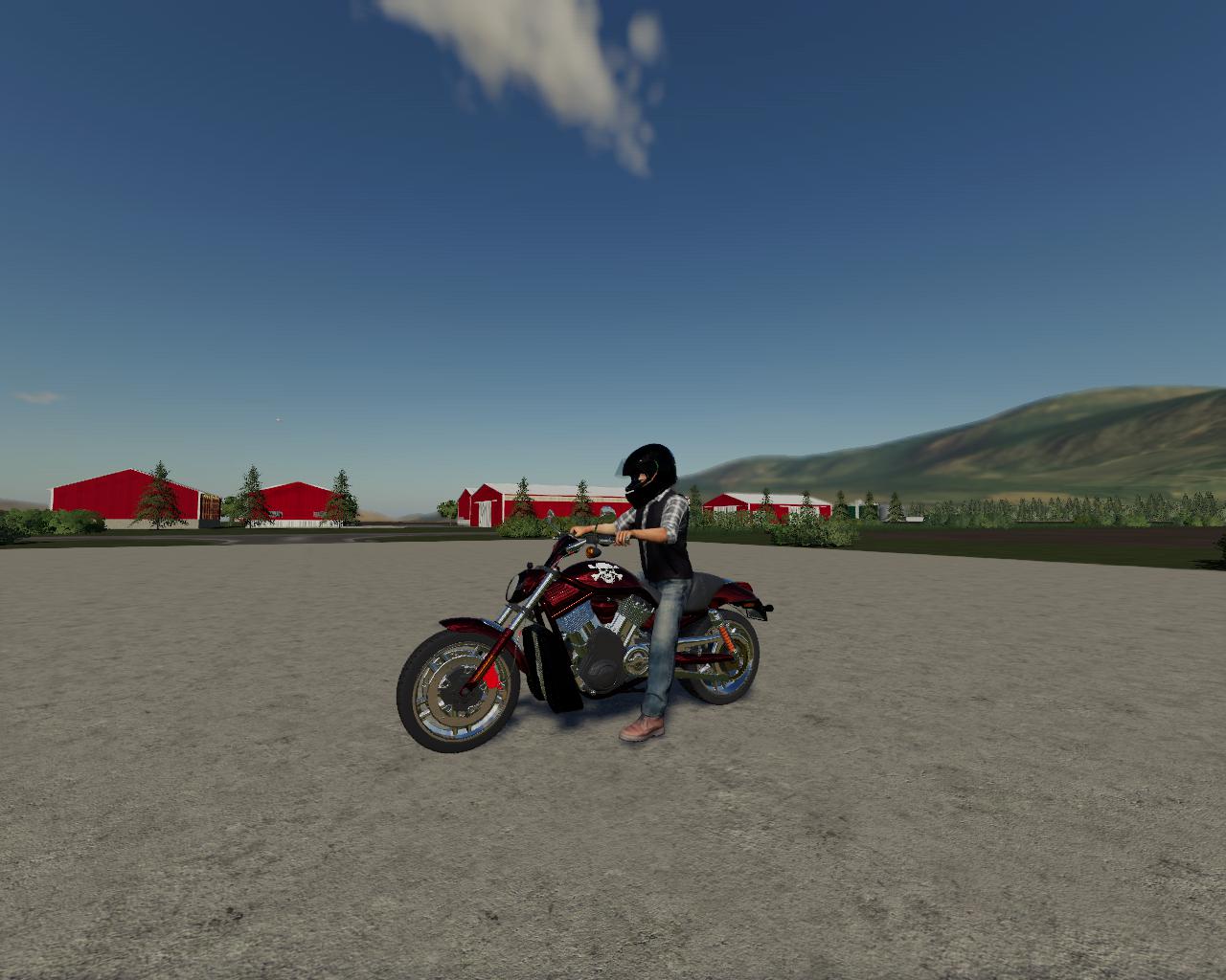 Motorcycle v1.0 FS19 Farming Simulator 19 Mod FS19 mod