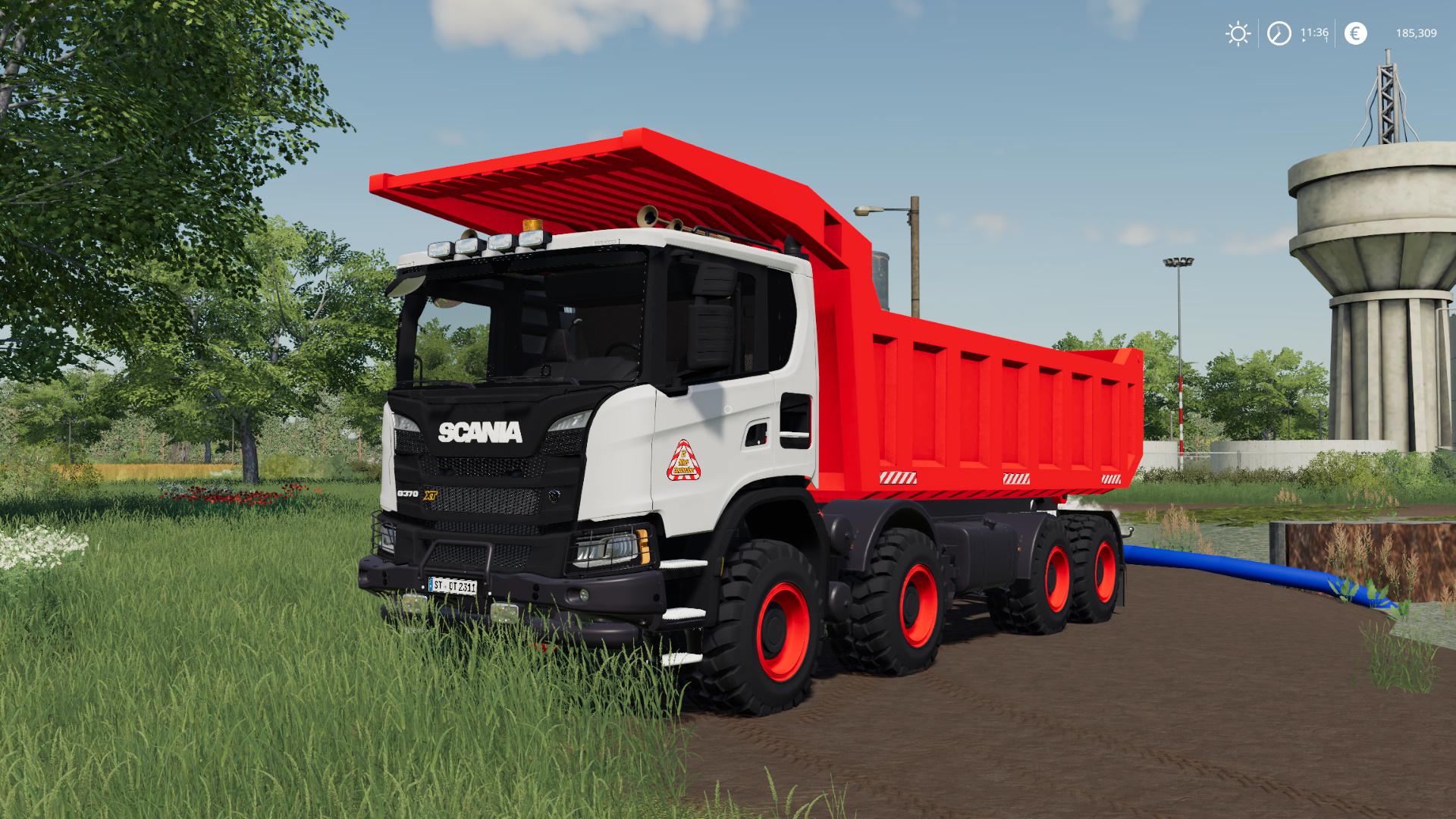 Scania XT 8 × 8 Mining Truck v1.1 FS19.