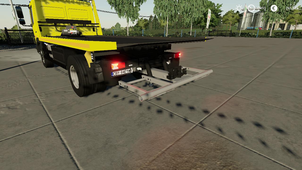 Mercedes Benz Atego Polish Tow Truck V2 0 Fs19 Farming Simulator 19