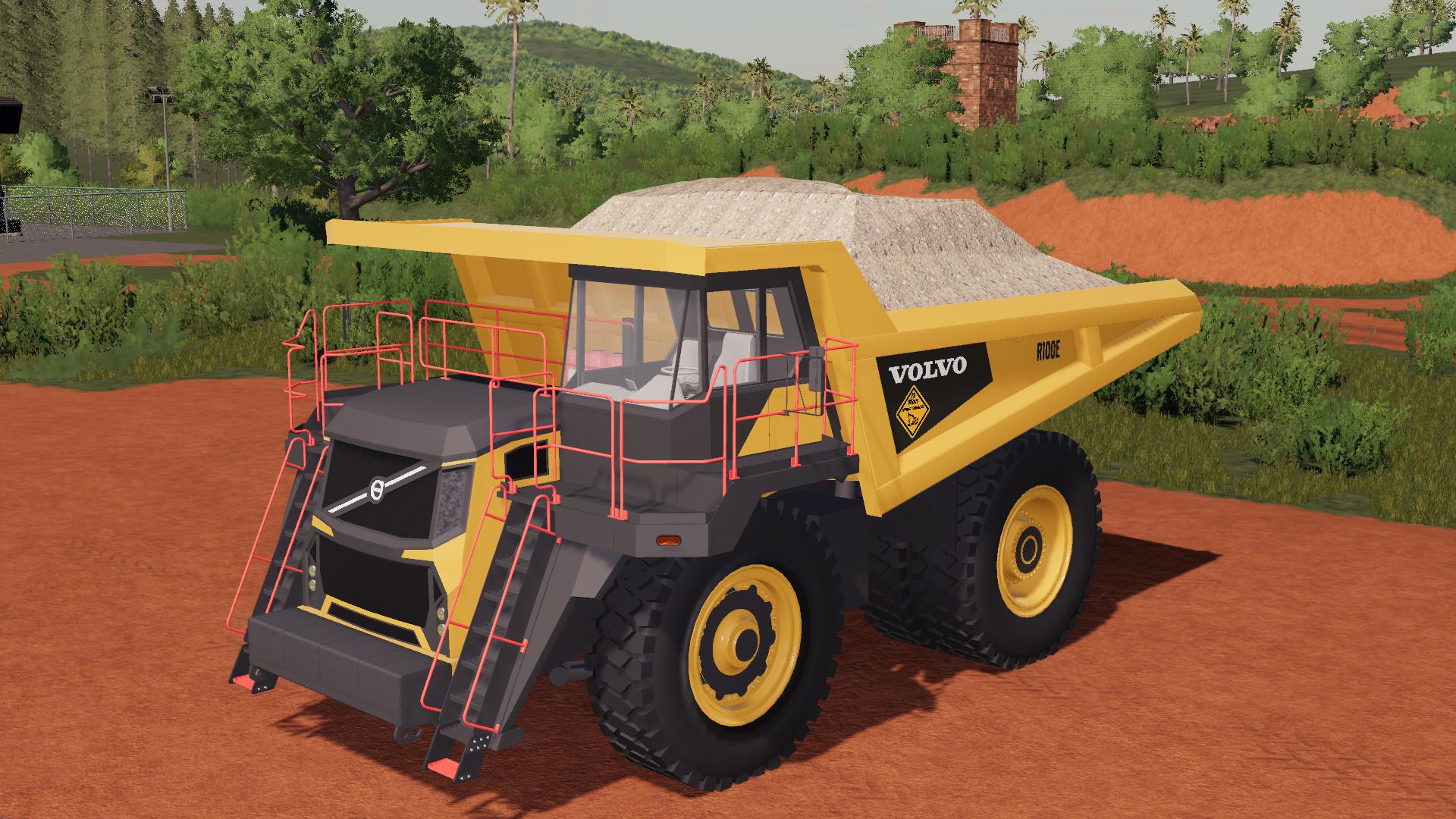 Volvo R 100E Mining Truck V10 FS19 Farming Simulator 19 Mod.