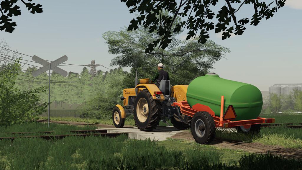 Small Water Trailer v1.0 FS19 Farming Simulator 19 Mod FS19 mod