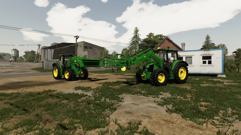 John Deere Front Loaders With Tools v1.0 FS19 Farming Simulator 19 Mod FS19 mod