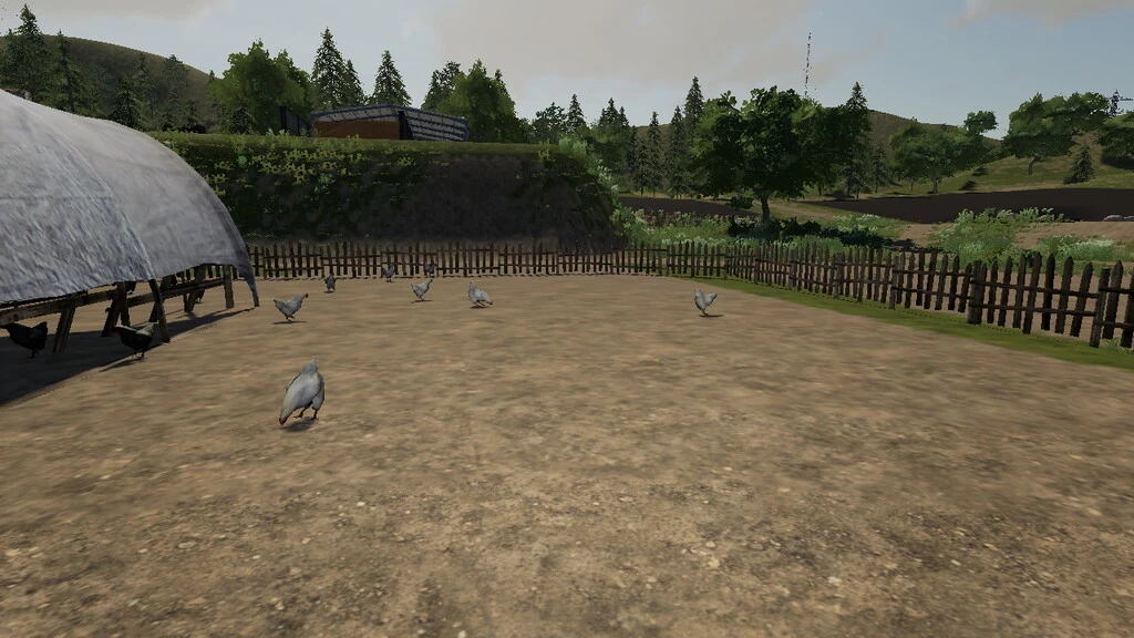 Sosnovka Chicken Pen v1.5 FS19 FS22 Mod Download