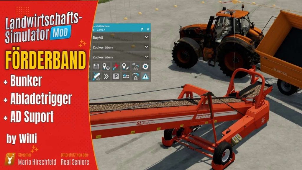FS22 Conveyor belt with load trigger WW v1.0 FS22 Mod Download