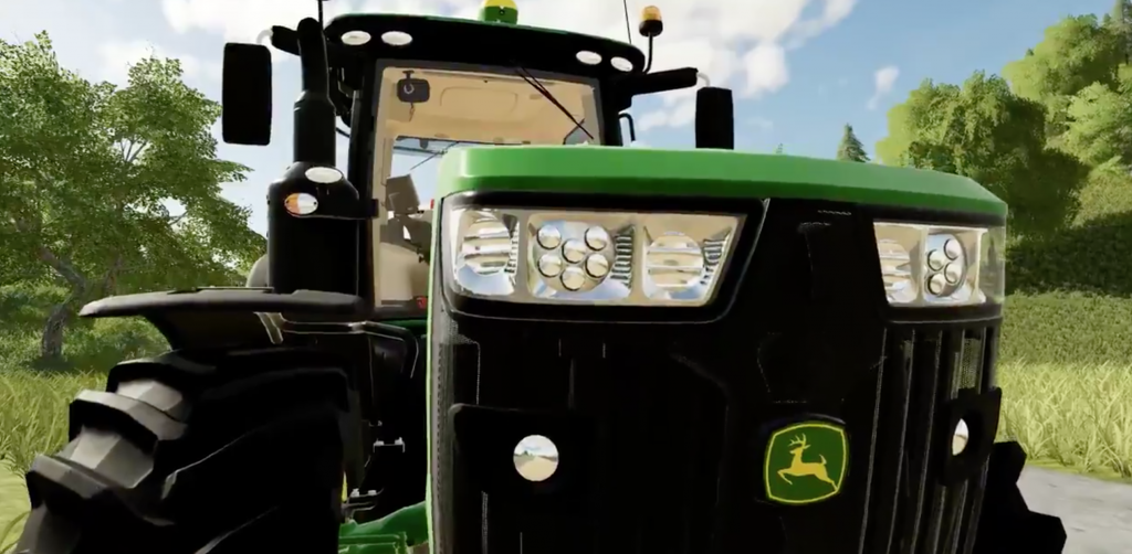 John Deere 8400R Tractor in Farming Simulator 19 game thumbnail 7
