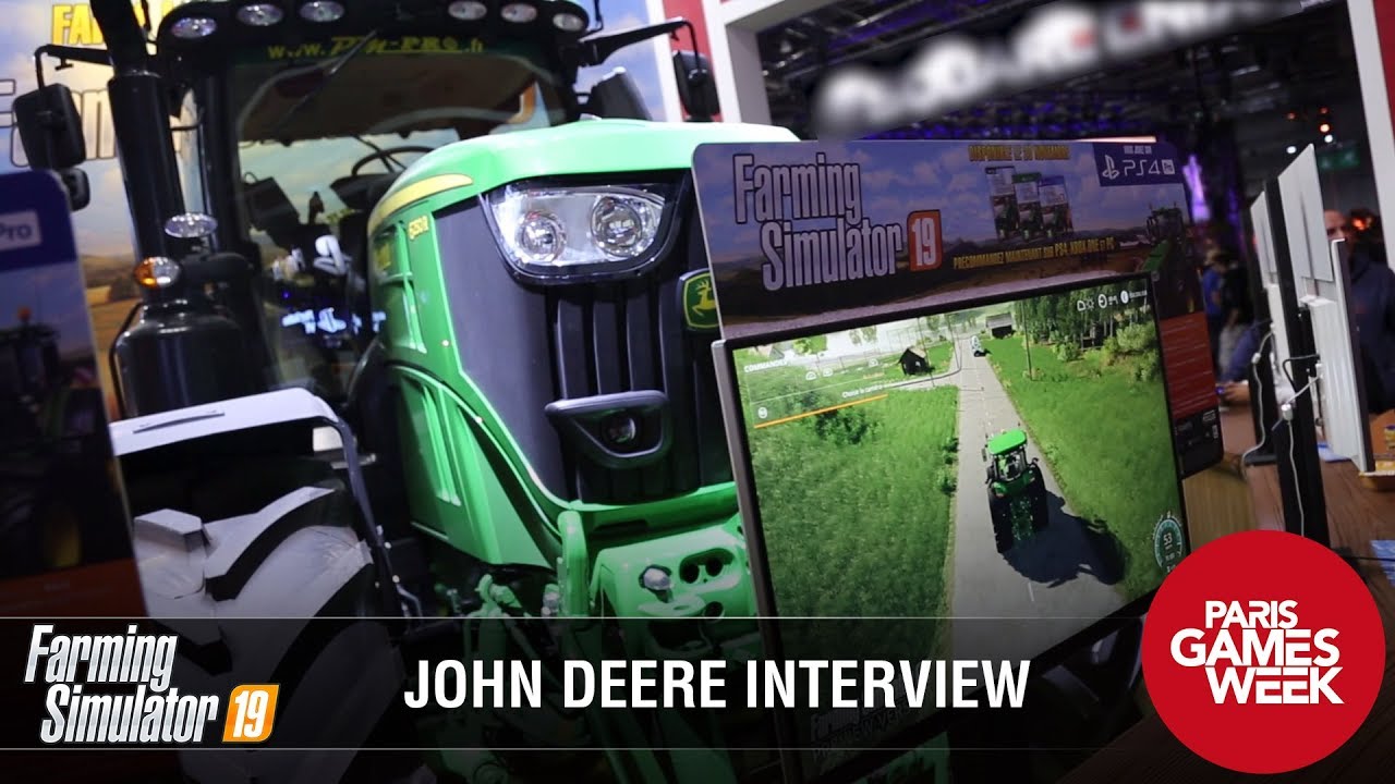 Farming Simulator 19 – Interview with John Deere at PGW 2018