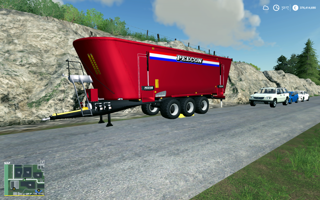 Peecon Big Mixer Wagon V1.0 FS19 thumbnail 3