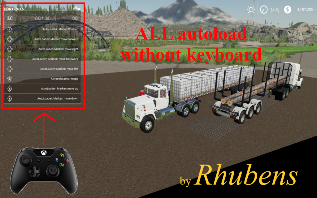ALL autoload fully operational without keyboard 2.0 FS19