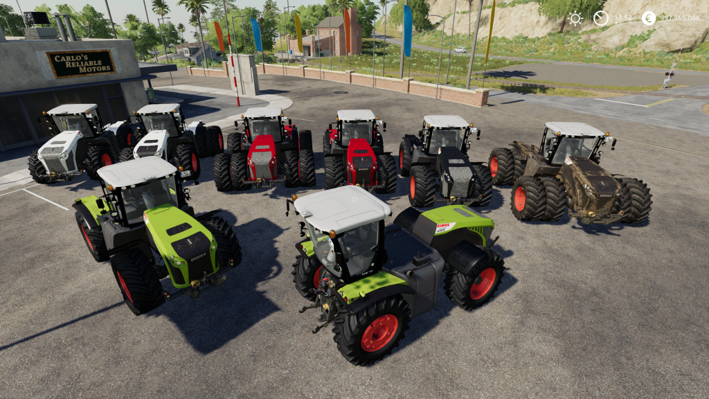 Claas Xerion 4000/4500/5000 v1.0.0.1 FS19 thumbnail 6