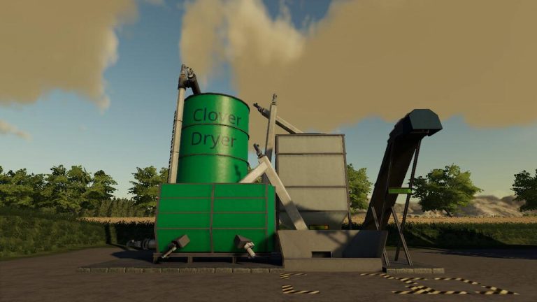 GlobalCompany - Clover Dryer v1.0 FS19 Mod - Farming Simulator 25