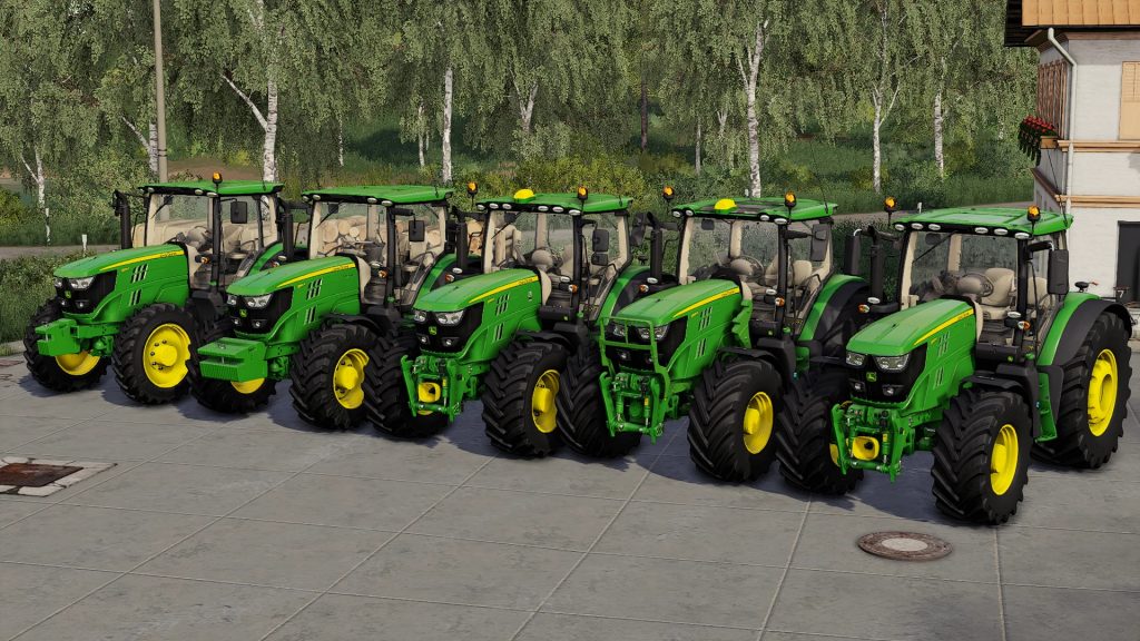 John Deere 6R Medium Frame (2014-2021) v1.0 FS19 thumbnail 9