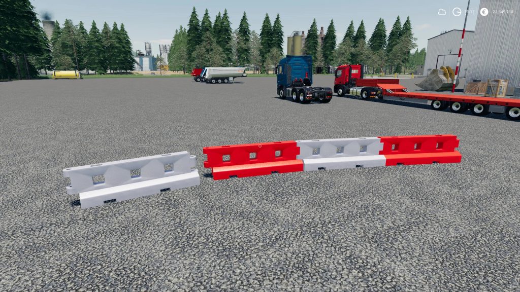 Plastic Road Barrier V3.0 FS19 thumbnail 5