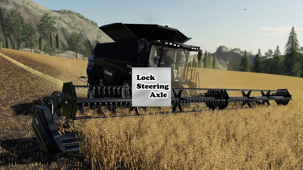 Lock steering axle v1.1 FS19