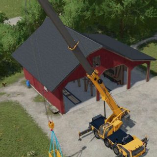 FS22 FSMs 3 Axle Terex Crane Edit v1.0.0.0 | FS22 Mod Download