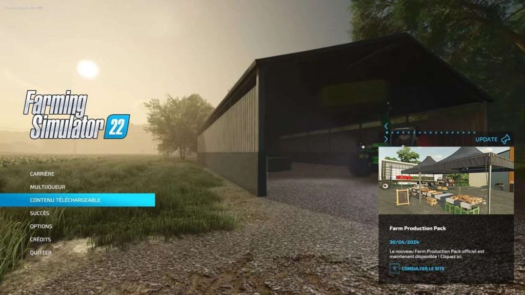 FS22 Game menu background v1.0.0.0 Mod - Farming Simulator 25