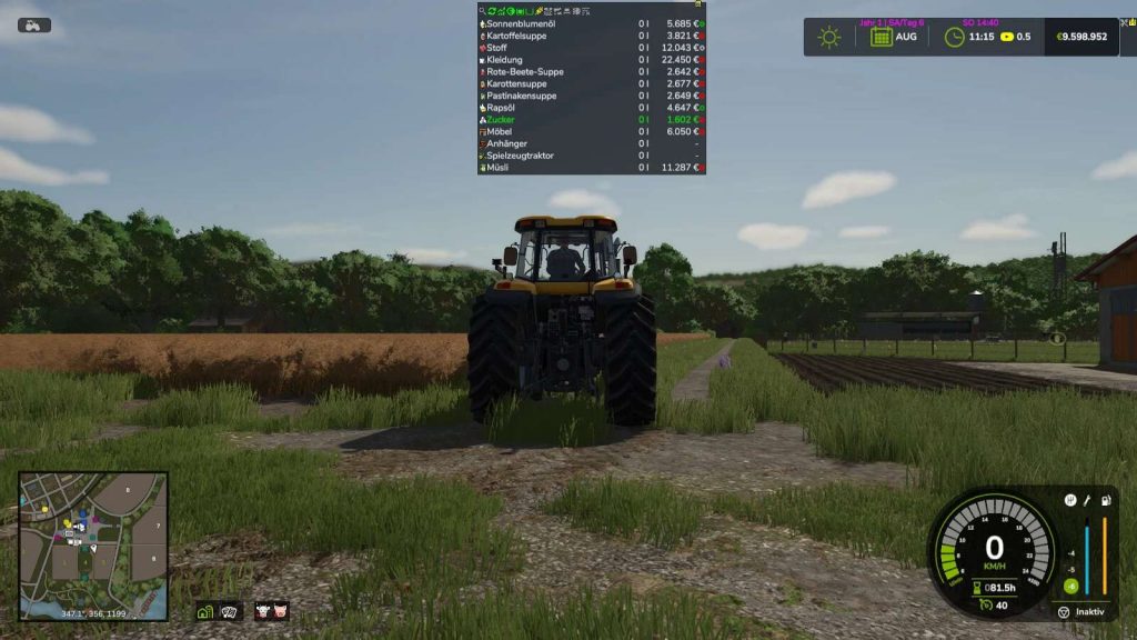 FS25 FillTypeAmountPrice Display v1.0.0.1 Mod - Farming Simulator 25