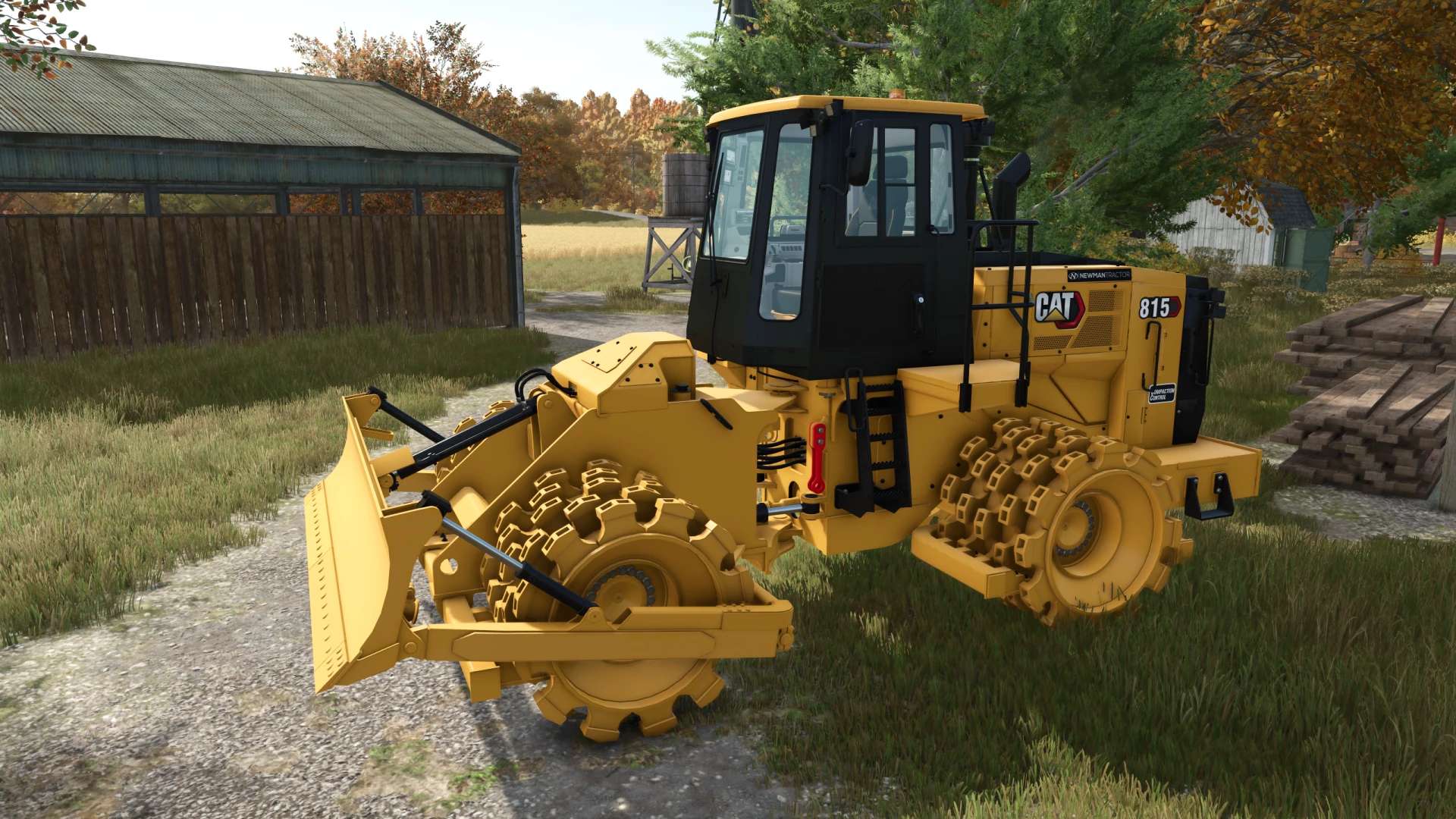 FS25 CAT 815NG Compactor v1.0.0.0 Mod - Farming Simulator 25